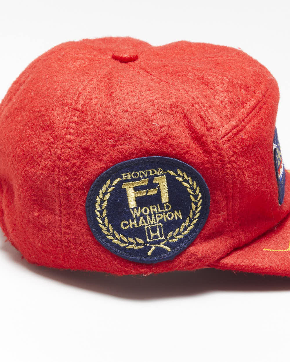 Vintage 1984 Honda F1 Racing Team World Grand Prix Champions Patch Wool Snapback - OS
