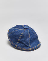 Vintage Y2K 00s Kangol 'Denim Galaxy' Indigo Wash Flat Cap - M