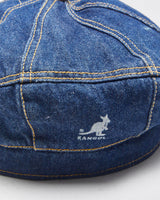Vintage Y2K 00s Kangol 'Denim Galaxy' Indigo Wash Flat Cap - M