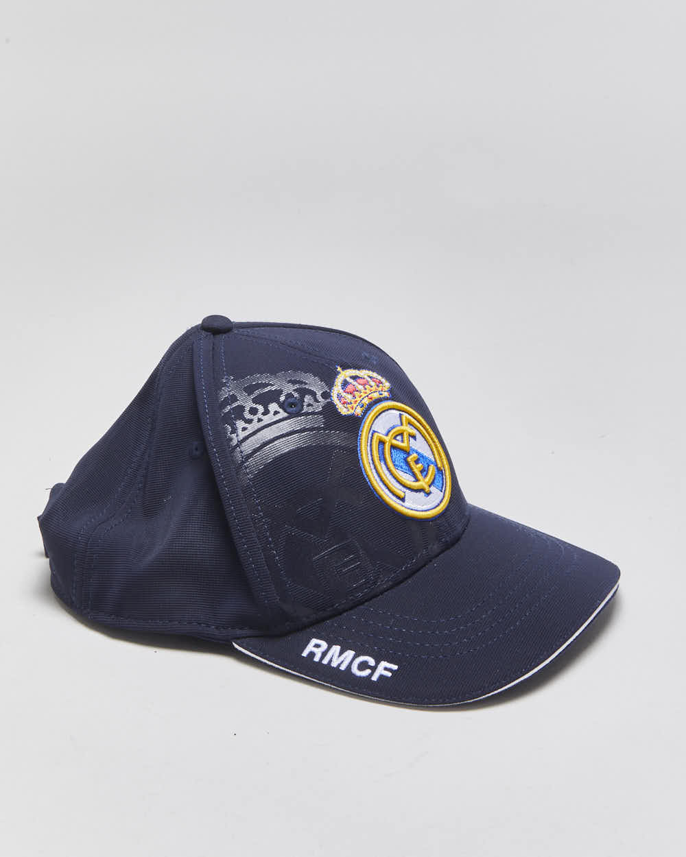 Vintage Y2K 00s Real Madrid Club Futbol Embroidered Velcro Baseball Cap - OS