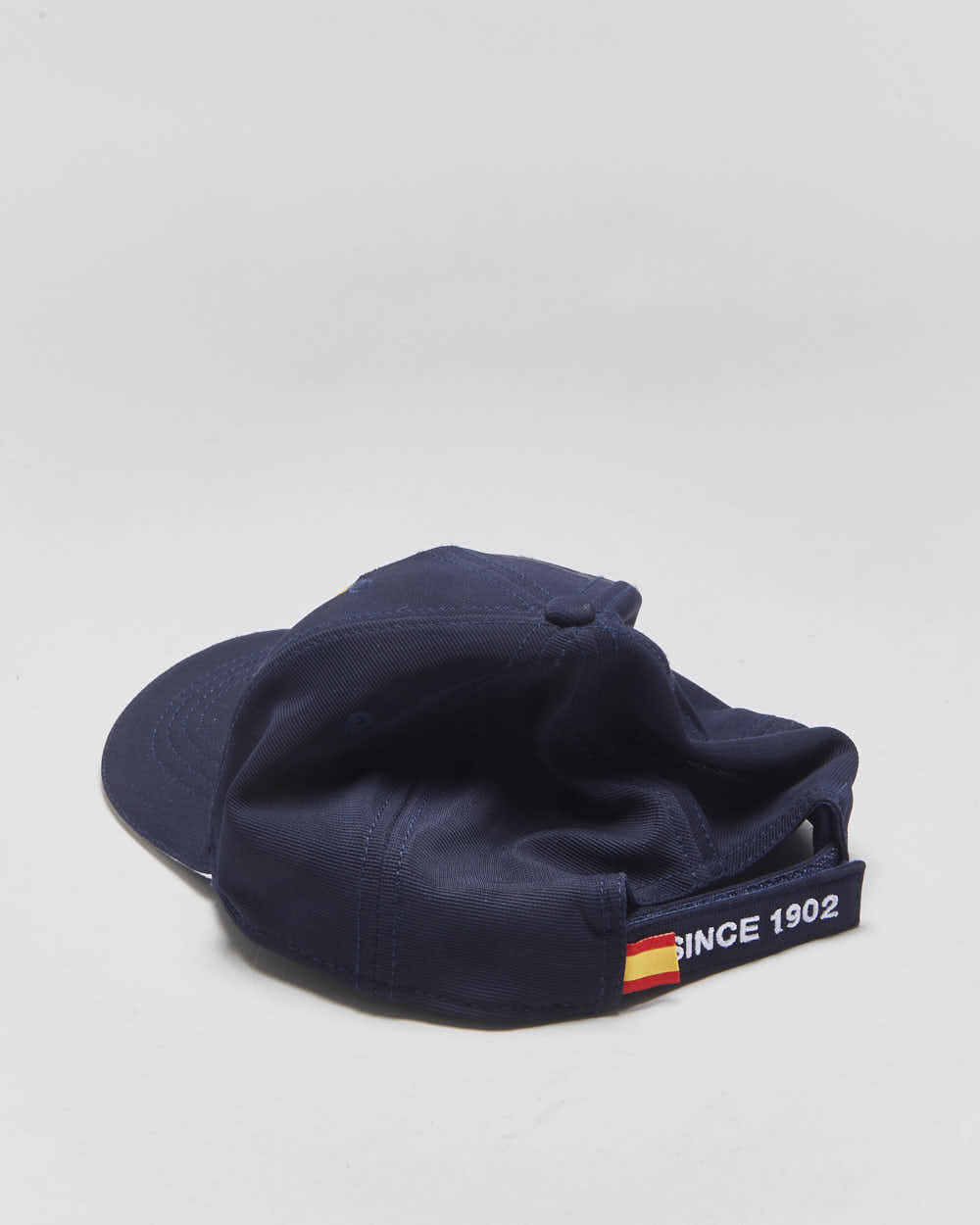 Vintage Y2K 00s Real Madrid Club Futbol Embroidered Velcro Baseball Cap - OS
