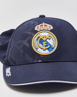 Vintage Y2K 00s Real Madrid Club Futbol Embroidered Velcro Baseball Cap - OS