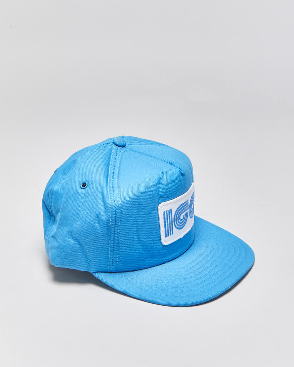 DS Vintage 1980s ICG Propane Aqua Blue Cotton Flat Brim Snapback - OS