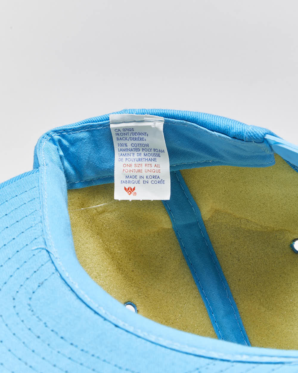DS Vintage 1980s ICG Propane Aqua Blue Cotton Flat Brim Snapback - OS