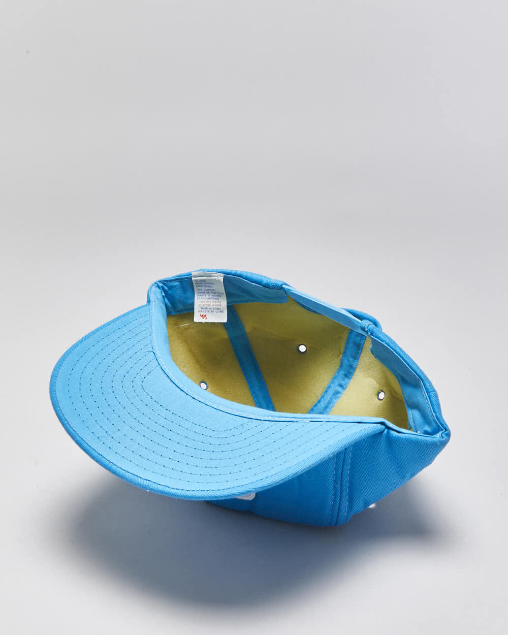 DS Vintage 1980s ICG Propane Aqua Blue Cotton Flat Brim Snapback - OS