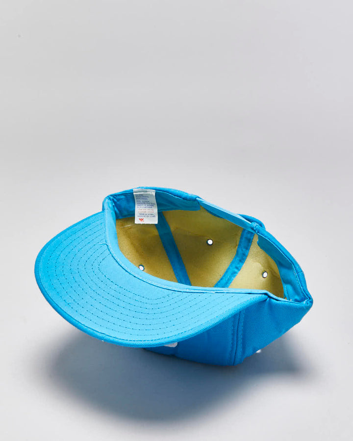 DS Vintage 1980s ICG Propane Aqua Blue Cotton Flat Brim Snapback - OS