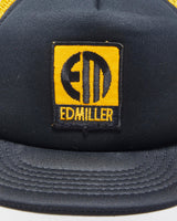 DS Vintage 1980s Ed Miller Electricals Flat Brim Trucker Hat - OS
