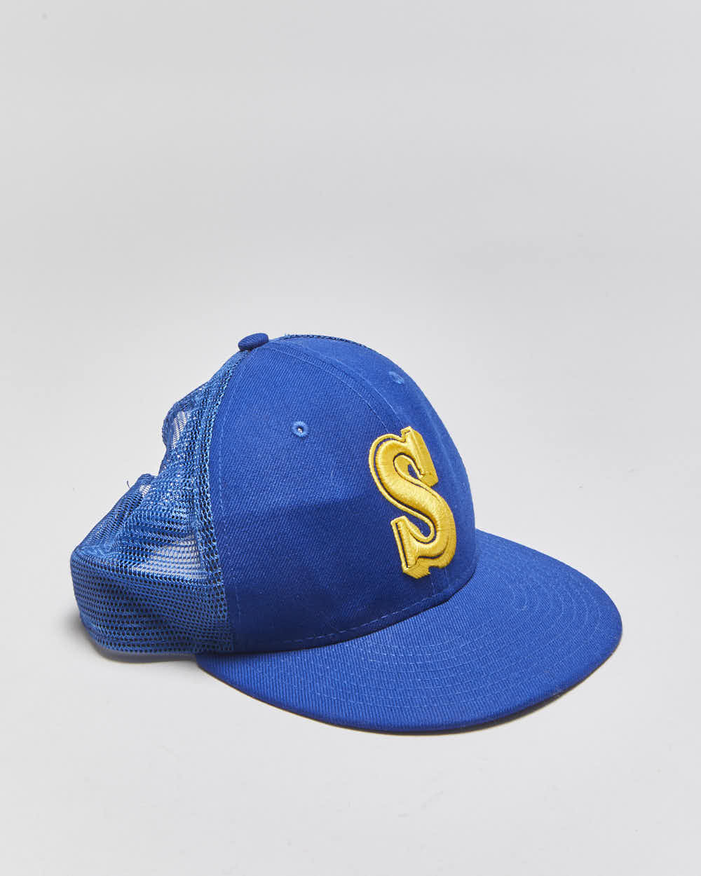 Vintage Y2K 00s New Era 9Fifty x Cooperstown Collection Seattle Mariners Wool MLB Trucker Hat - OS