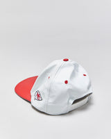 Vintage 1990s Kansas City Chiefs Leather Made In USA Modern Team NFL Snapback - OS