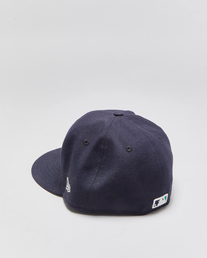 Vintage New Era 59Fifty Seattle Mariners Navy MLB On-Field Fitted Baseball Cap - 7 1/8