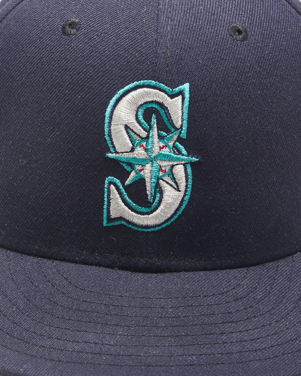 Vintage New Era 59Fifty Seattle Mariners Navy MLB On-Field Fitted Baseball Cap - 7 1/8
