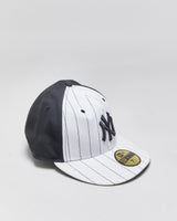 Vintage Y2K 00s New Era 59Fifty N.Y Yankees Wool Cotton Blend Striped Fitted MLB Baseball Cap - 7 1/4
