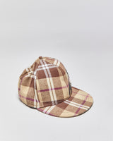 Vintage Y2K 00s Alpine Stars Plaid Flex Fitted Baseball Cap - S/M