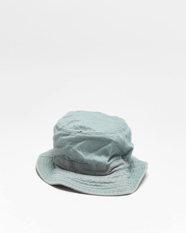 Vintage Y2K 00s Nike Sage Green Canvas Bucket Hat - M