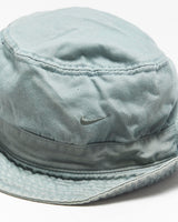 Vintage Y2K 00s Nike Sage Green Canvas Bucket Hat - M