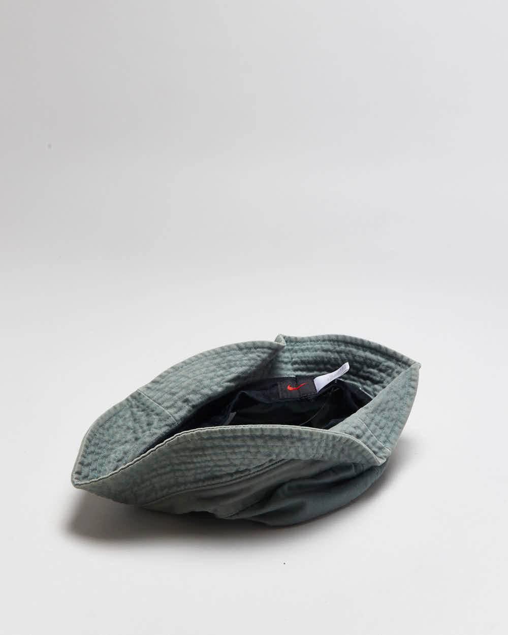 Vintage Y2K 00s Nike Sage Green Canvas Bucket Hat - M