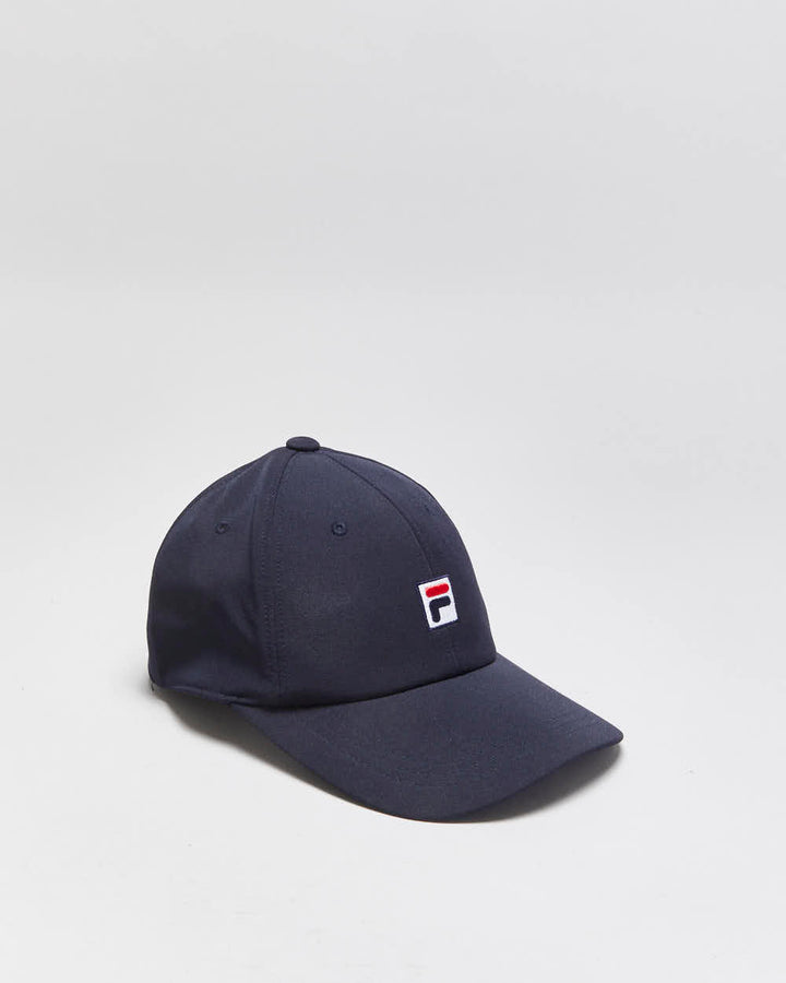 Vintage Y2K 00s Fila Italian Heritage Navy Embroidered Baseball Cap - M/L