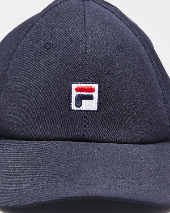 Vintage Y2K 00s Fila Italian Heritage Navy Embroidered Baseball Cap - M/L