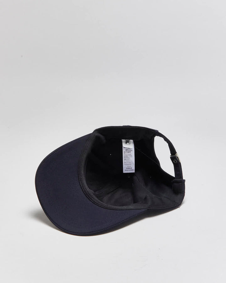 Vintage Y2K 00s Fila Italian Heritage Navy Embroidered Baseball Cap - M/L
