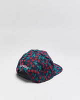 SS2023 Supreme Indigo Embroidered Woven Cherries Snapback Hat - OS