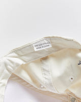 Vintage Y2K 00s Maserati Embroidered Cream Canvas Baseball Cap - OS