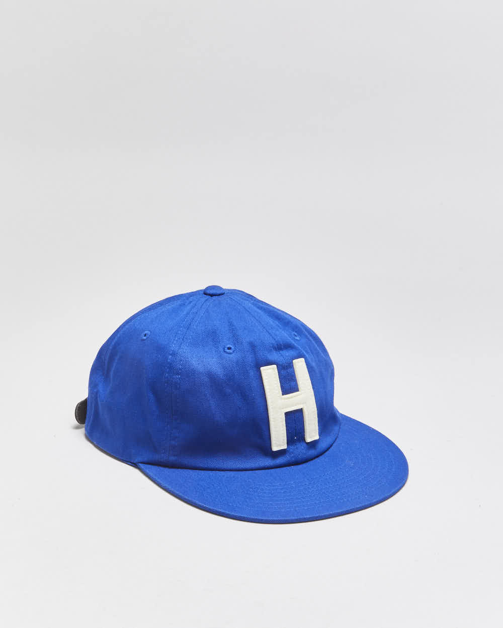 Herschel Harwood Leather Strapback Flat Brim Baseball Cap - OS