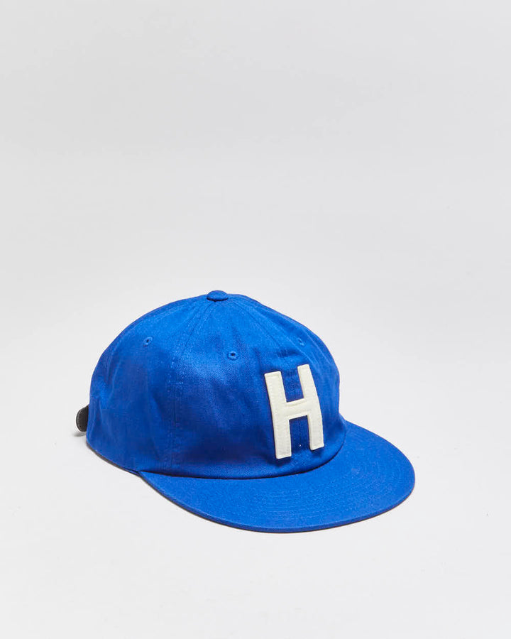 Herschel Harwood Leather Strapback Flat Brim Baseball Cap - OS
