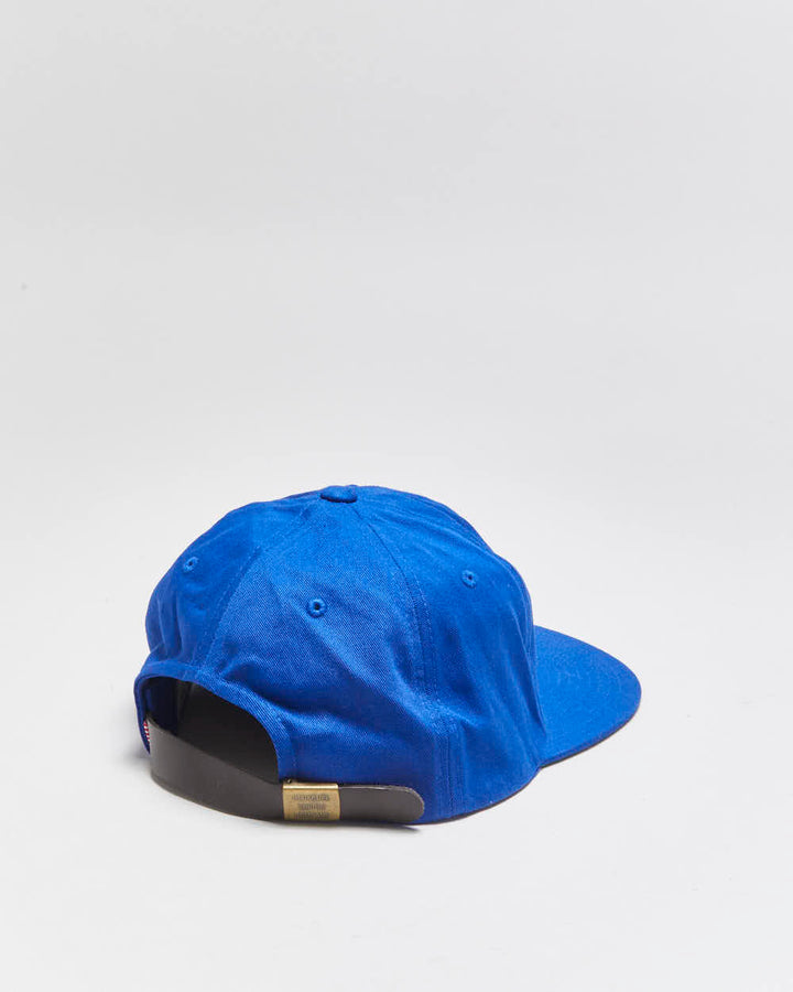 Herschel Harwood Leather Strapback Flat Brim Baseball Cap - OS