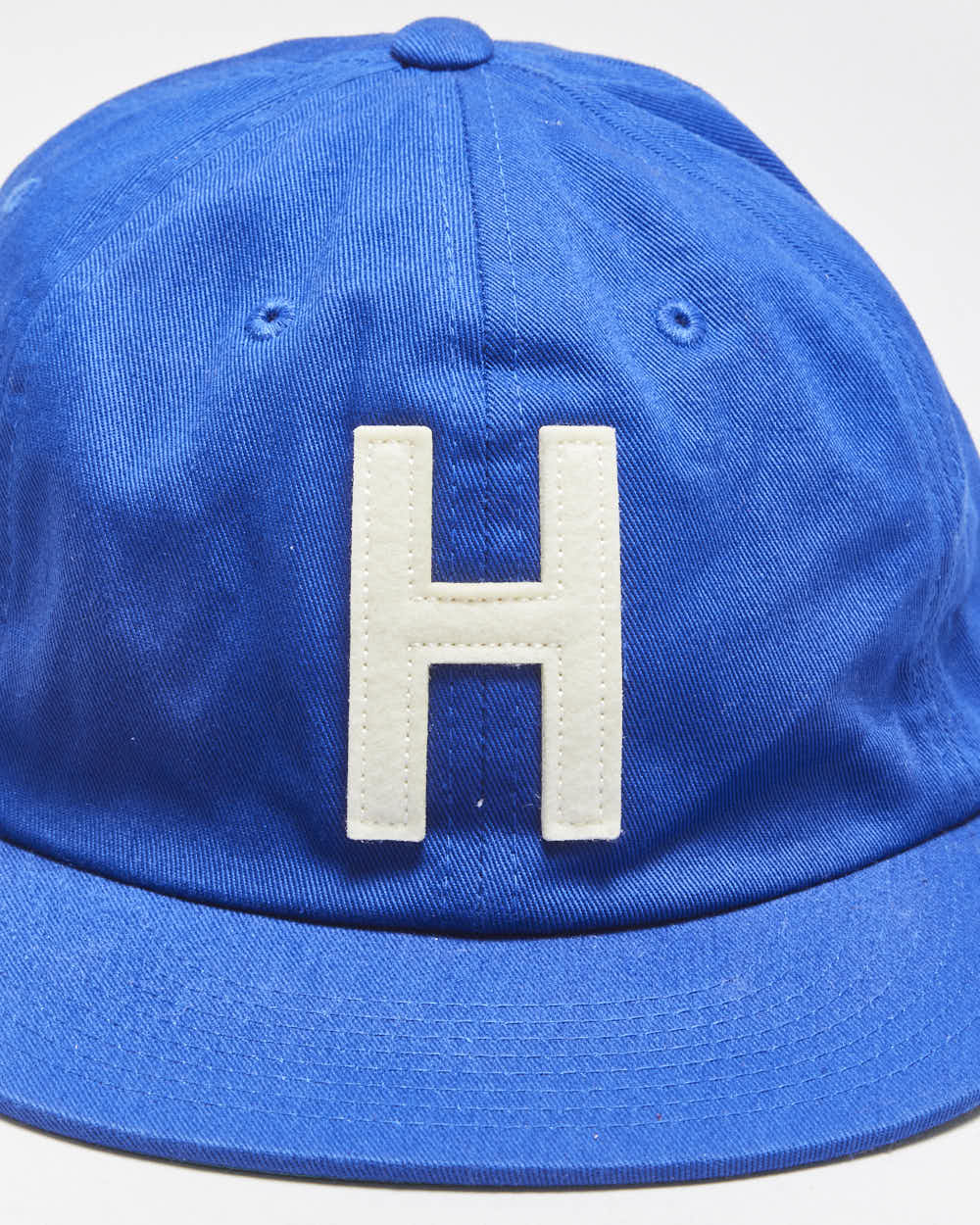 Herschel Harwood Leather Strapback Flat Brim Baseball Cap - OS