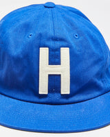 Herschel Harwood Leather Strapback Flat Brim Baseball Cap - OS