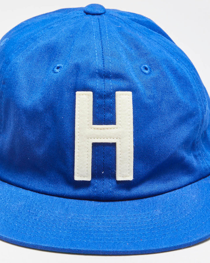 Herschel Harwood Leather Strapback Flat Brim Baseball Cap - OS