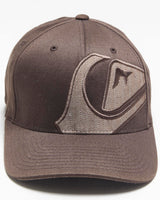 Vintage Y2K 00s Quiksilver Embroidered Canvas FlexFit Baseball Cap - OS