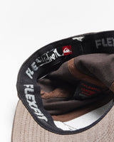 Vintage Y2K 00s Quiksilver Embroidered Canvas FlexFit Baseball Cap - OS