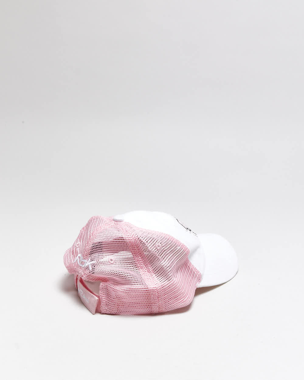 Vintage Y2K 00s Reebok By Roger Edwards Calgary Flames Baby Pink NHL Velcro Trucker Hat - OS