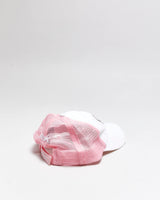Vintage Y2K 00s Reebok By Roger Edwards Calgary Flames Baby Pink NHL Velcro Trucker Hat - OS