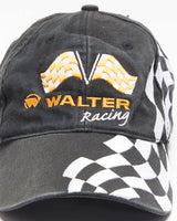Vintage Y2K 00s Walter Racing Embroidered Canvas Baseball Cap - OS