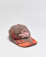 Vintage Y2K 00s Chevrolet Racing Nascar Embroidered Canvas Velcro Baseball Cap - OS