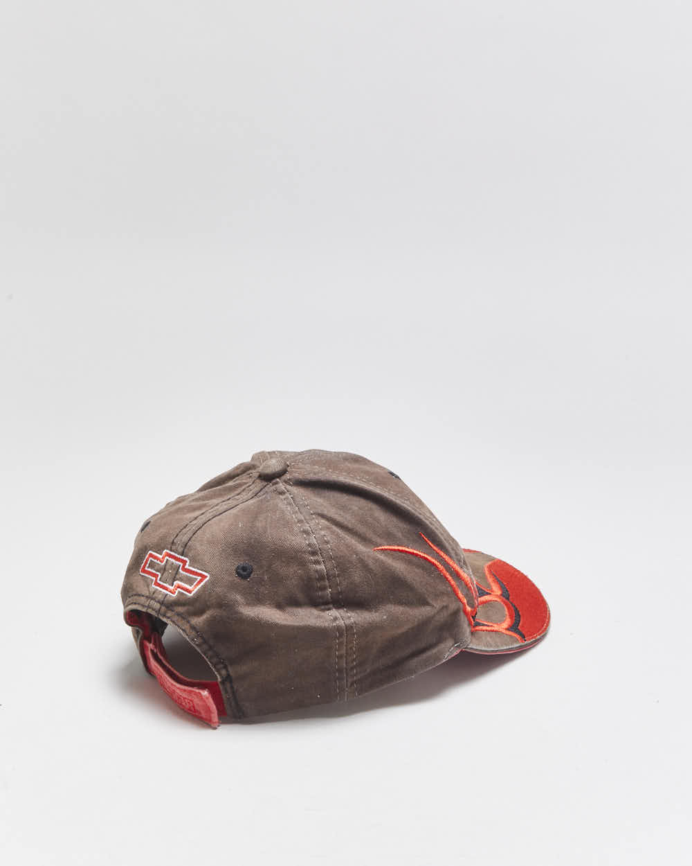 Vintage Y2K 00s Chevrolet Racing Nascar Embroidered Canvas Velcro Baseball Cap - OS