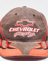 Vintage Y2K 00s Chevrolet Racing Nascar Embroidered Canvas Velcro Baseball Cap - OS