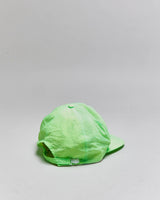 DS Vintage 1980s Ocean Pacific Volt Green Slide Clasp Flat Brim Baseball Cap - OS