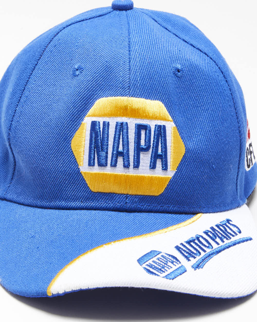 Vintage Y2K 00s NAPA Motor Racing CFL Embroidered Canvas Velcro Baseball Cap - OS