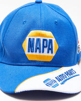 Vintage Y2K 00s NAPA Motor Racing CFL Embroidered Canvas Velcro Baseball Cap - OS