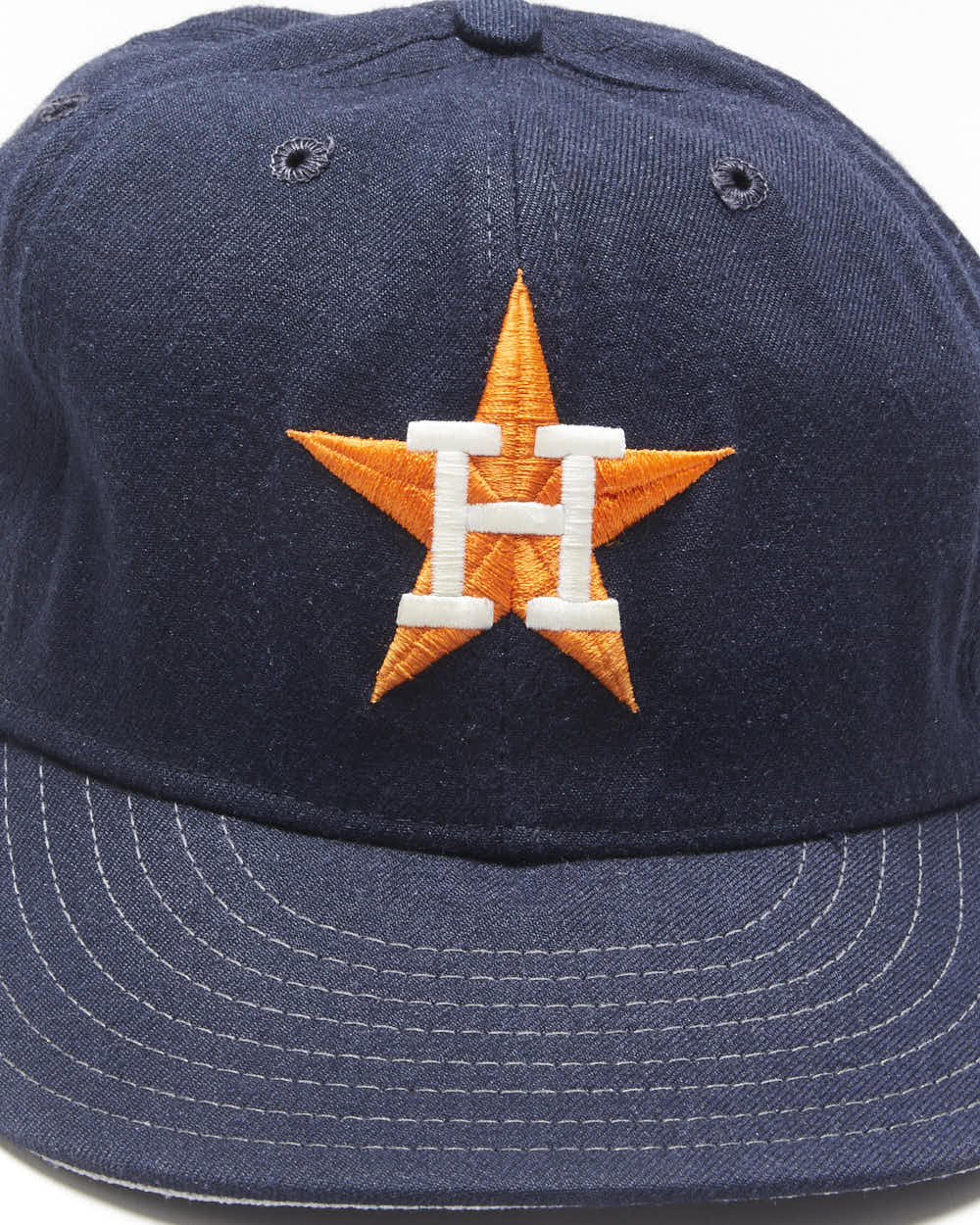 Vintage 1986 New Era Houston Astros Wool Made In USA MLB Pro Model Fitted Baseball Cap - 7 1/4