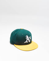 Vintage New Era 59Fifty Oakland Athletics MLB On-Field Fitted Baseball Cap - 7 1/4