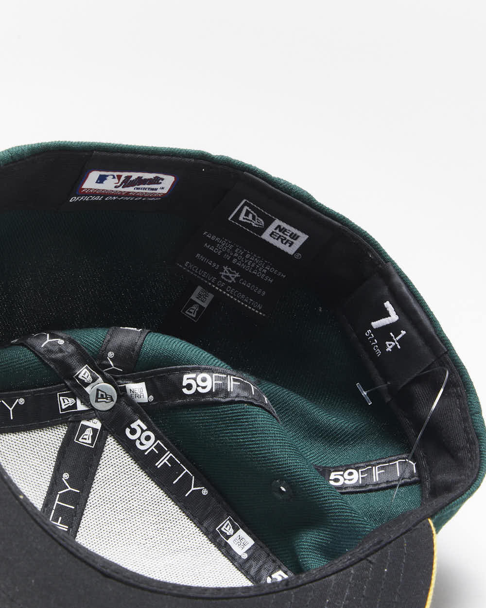 Vintage New Era 59Fifty Oakland Athletics MLB On-Field Fitted Baseball Cap - 7 1/4