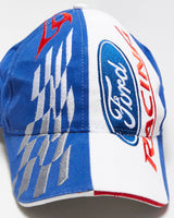 Vintage Y2K 00s Ford Racing NHRA Embroidered Velcro Baseball Cap - OS