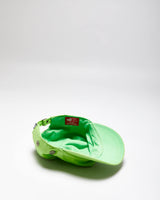 Vintage Y2K 00s Puma Lime Green Embroidered Canvas Army Cap - OS