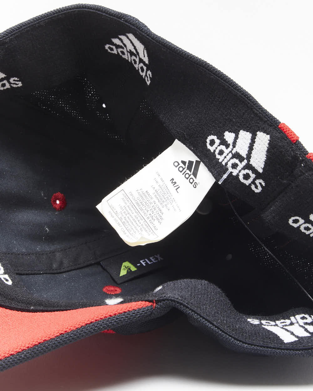 Vintage Y2K 00s Adidas AC Milan FC A-Flex Baseball Cap - M/L
