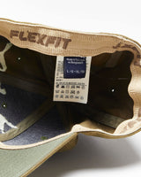 Vintage Arc'teryx Khaki Big Bird Embroidered Canvas FlexFit Baseball Cap - L/XL