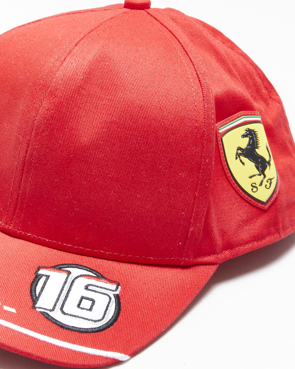 2025 Puma SF Ferrari Racing F1 Team Leclerc Embroidered Baseball Snapback - OS